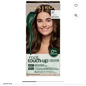 Clairol Root Touch-Up 5C Permanent Cremes Cool Brown Shades Natural Instincts.